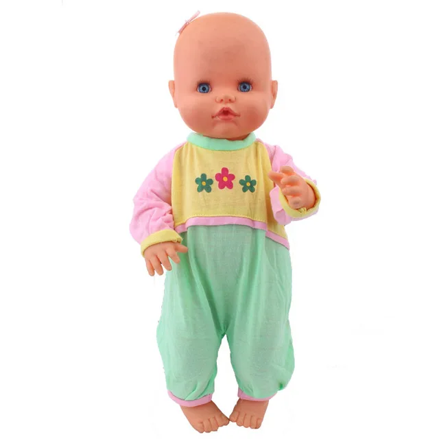 Недорогие милые зеленые комбинезоны одежда подходит для 18-дюймовых американских