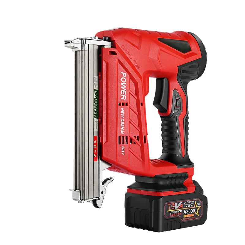 

Cordless Nail Gun 20V F30 1022 422 Nail Gun with 1.5Ah Lithium Battery for Furniture Frame Carpentry Wood Working Free Return