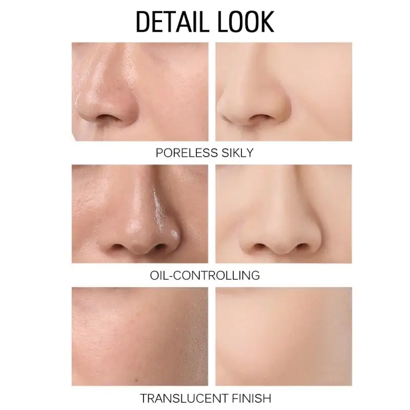 2 цвета основы пудра стойкая контроль жирности отбеливающий консилер контур лица