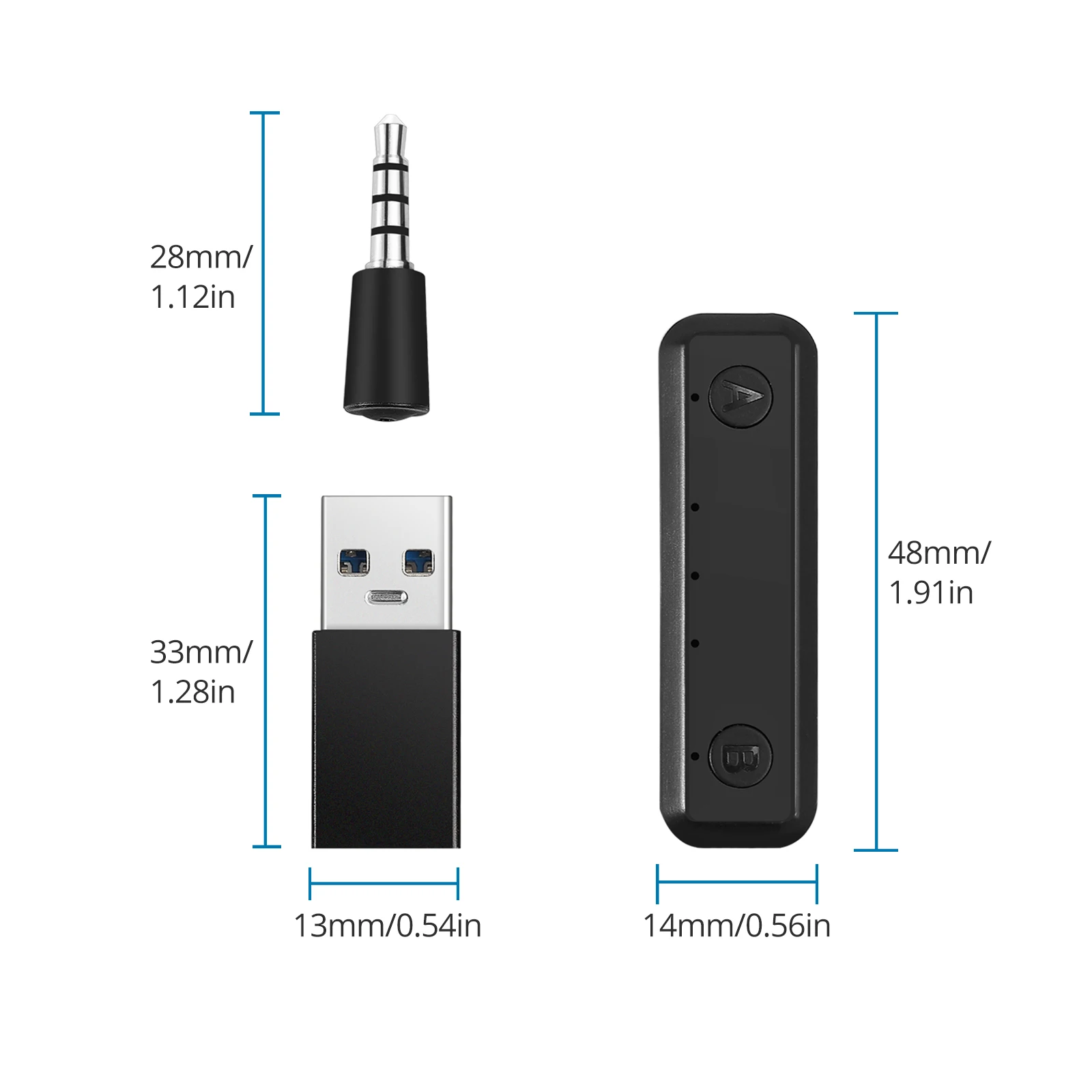 Adaptador audio do transmissor de neoteck bluetooth