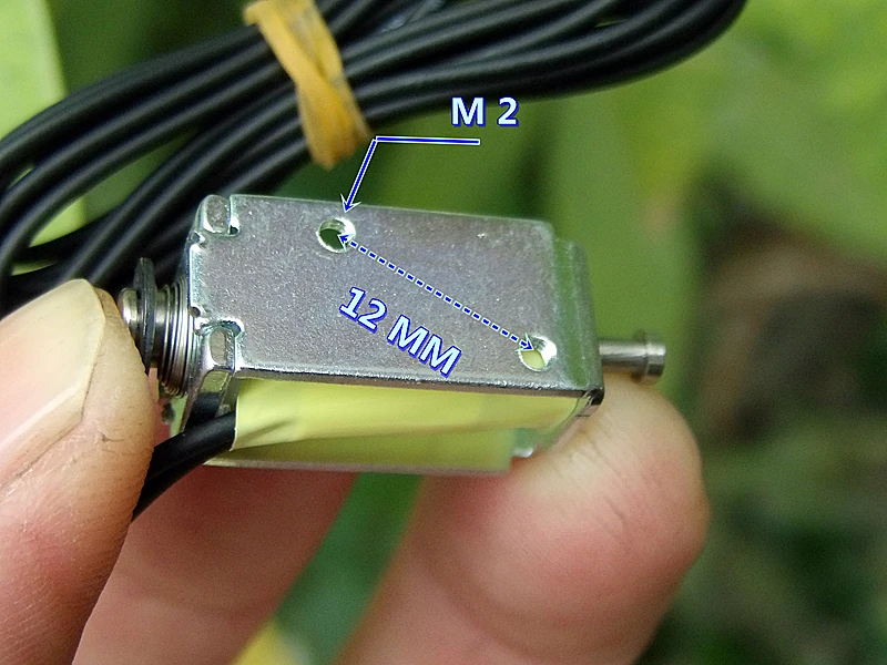 DC12V-24V микро мини блок соленоид Электромагнит толкающий ход 4 мм Электрический