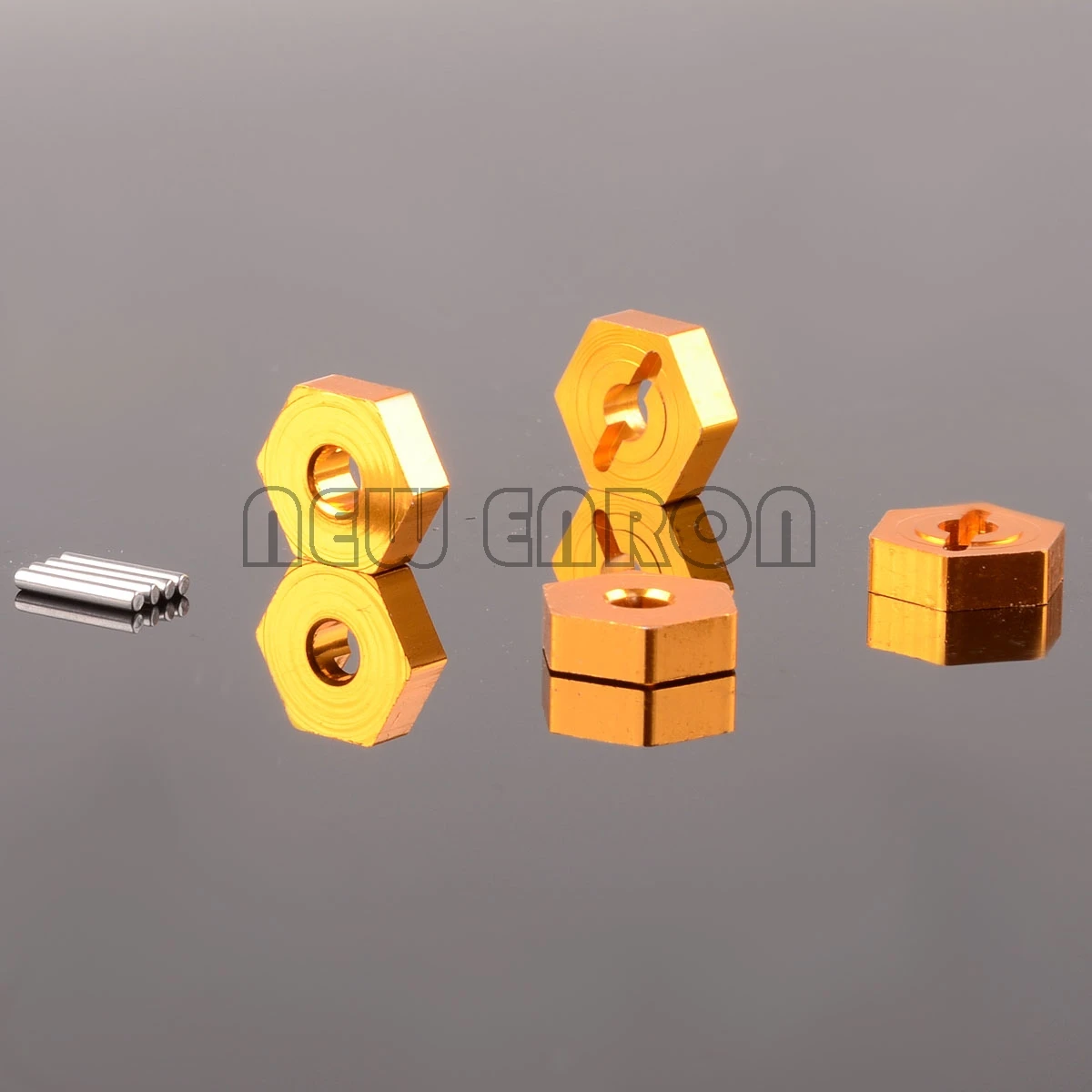 Новинка ENRON 4 шт. Алюминиевые 12 мм шестигранные ступицы колеса 7154