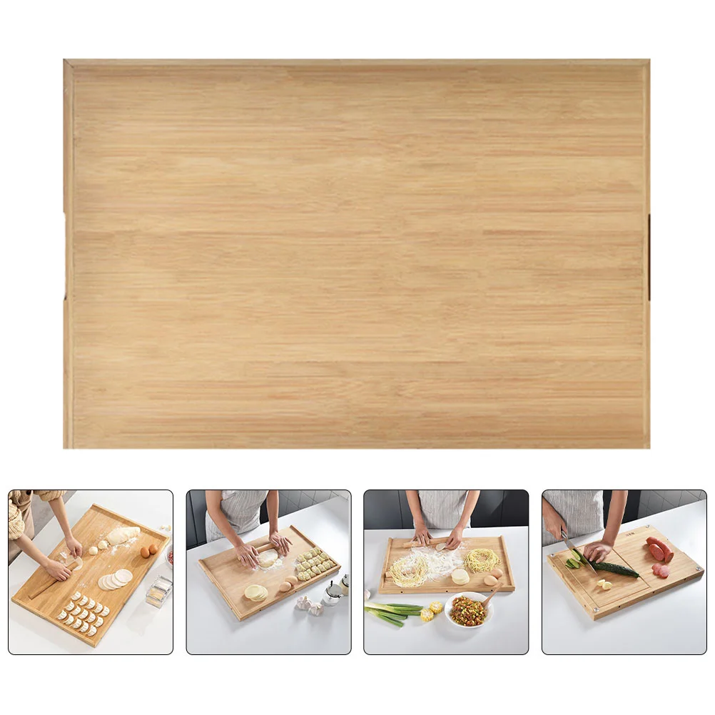 

1Pc Wooden Cutting Board Durable Kneading Board Pastry Mat for Rolling Dough