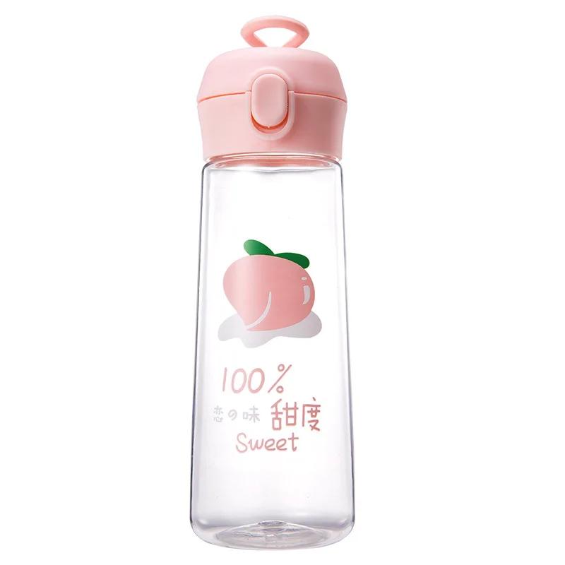 350/500 мл мультяшная бутылка для воды герметичная Спортивная пластиковая чашка