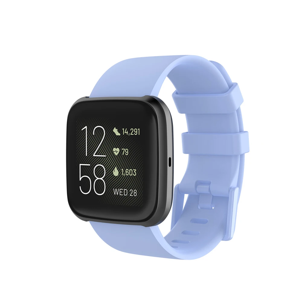 Силиконовый ремешок для Fitbit Versa 2 умных часов / Lite fit bit браслет на запястье |
