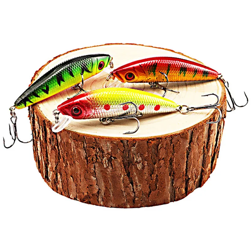 

1Pcs Fishing Lure Gear 3D Eyes Floating Minnow Aritificial Laser 7cm 8g Hard Plastic Quality Fish Crankbait Carp Fishing Tackle