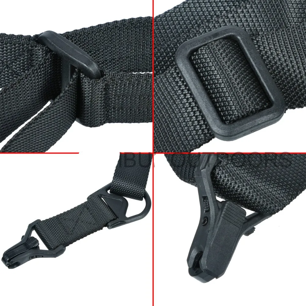 Rifle Sling Tactical Gun Swivels Bungee Belt Military Outdoor Shooting Hunting Accessories with Metal Hook | Спорт и развлечения