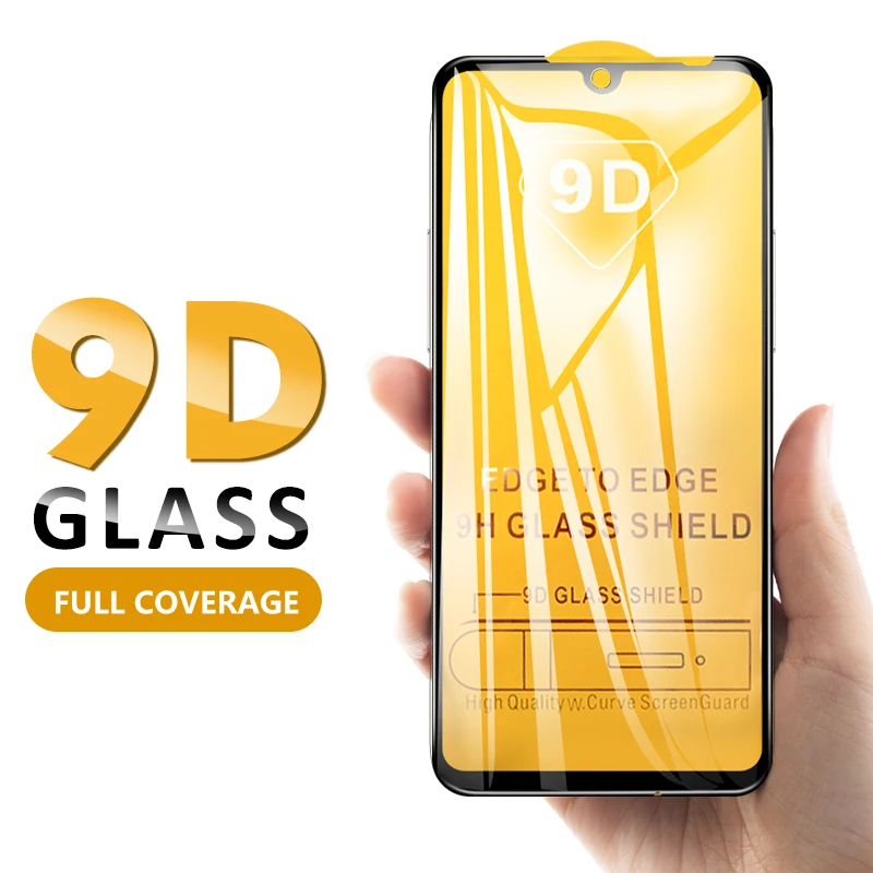 Закаленное стекло 9D с полным покрытием для Xiaomi Redmi 8 Note Pro 7 6 5 7A 5A K20 Защита экрана Mi