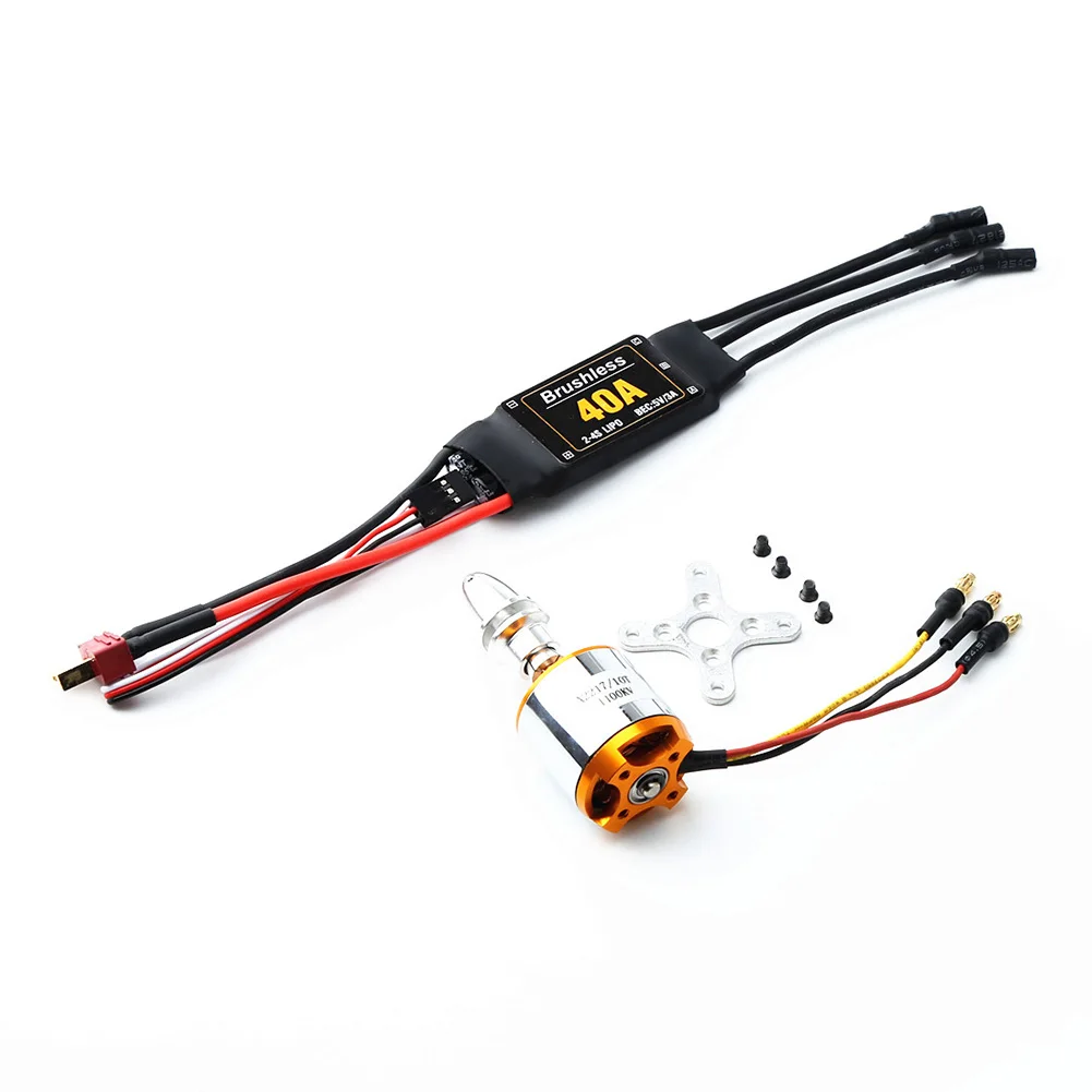 

Remote Control Toys Replace Accessories 1100KV/1250KV/2300KV 40A Programmable RC ESC Multicopter Motor for RC Plane