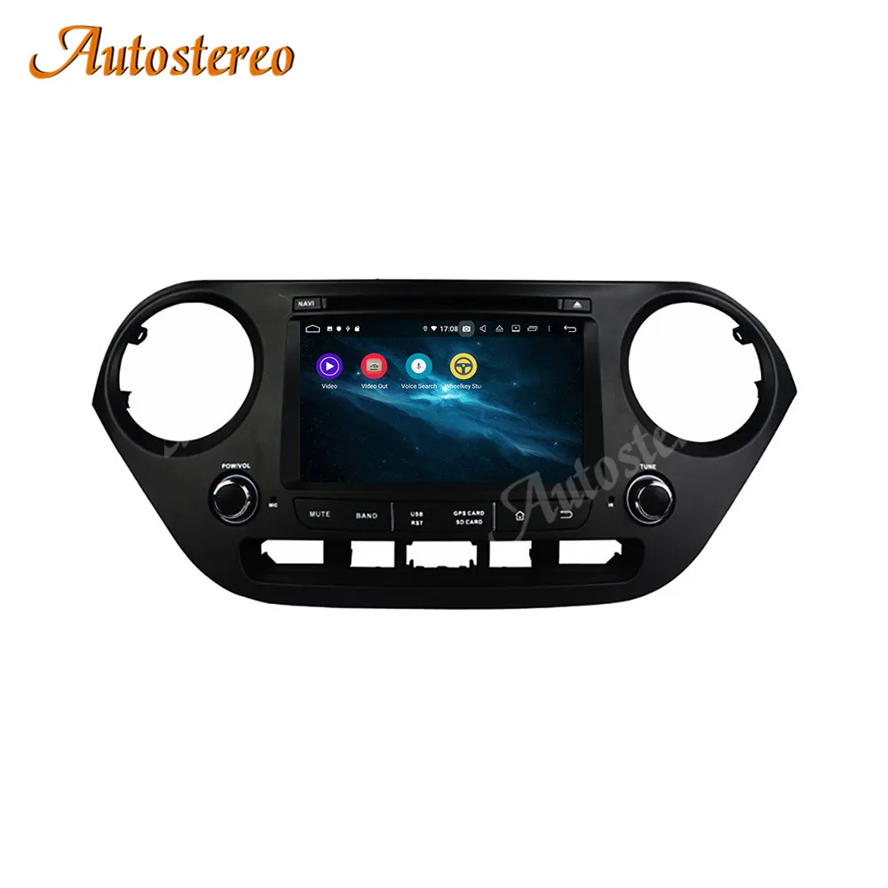 Для Hyundai i10 2013-2018 автомобильный DVD плеер Android10.0 PX5/PX6 4 Гб GPS Навигация Авто Радио