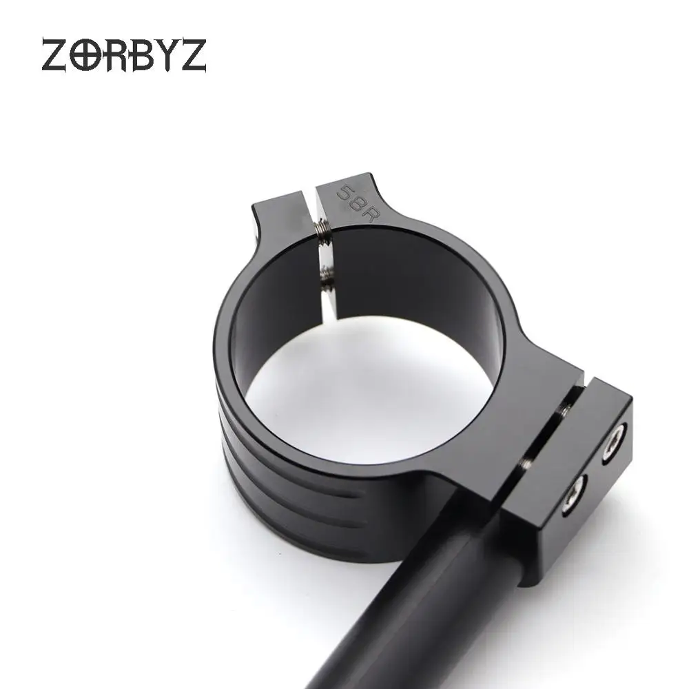 Черная Алюминиевая Зажимная клипса ZORBYZ 58 мм руль вилка трубка для Benelli Leoncino