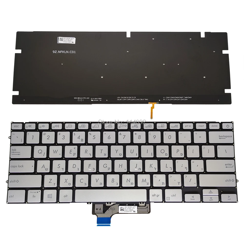 Клавиатура с подсветкой для ASUS UX431 UM431 HB русская раскладсветильник NSK WRCBN 9Z NFKBN C0H |