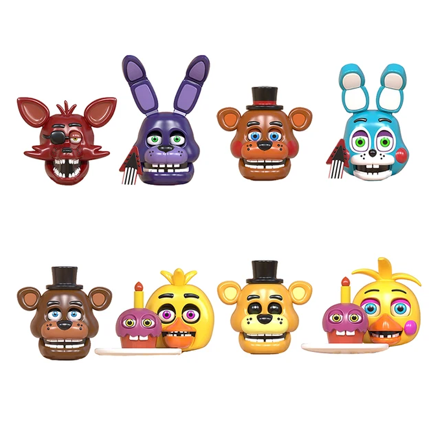 TENDPL Toy Gift FNAF Nightmare Sister Location Funtime Chica Freddy Bear  Figure Toy Bonnie Car Decorations Five Nights at Freddy's Figures Model  Action Figure Collectible Model