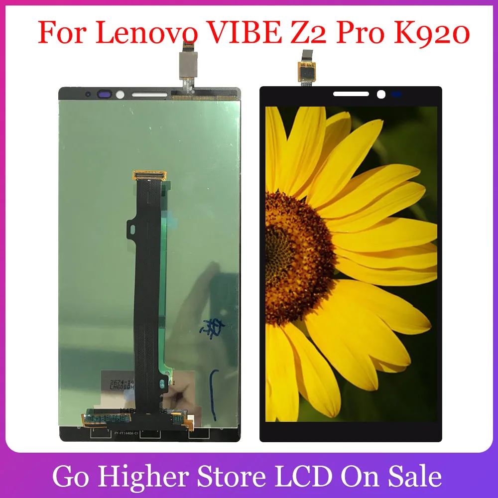 Для Lenovo VIBE Z2 Pro K920 ЖК дисплей дигитайзер сенсорный экран 2560x1440 сборка запасные