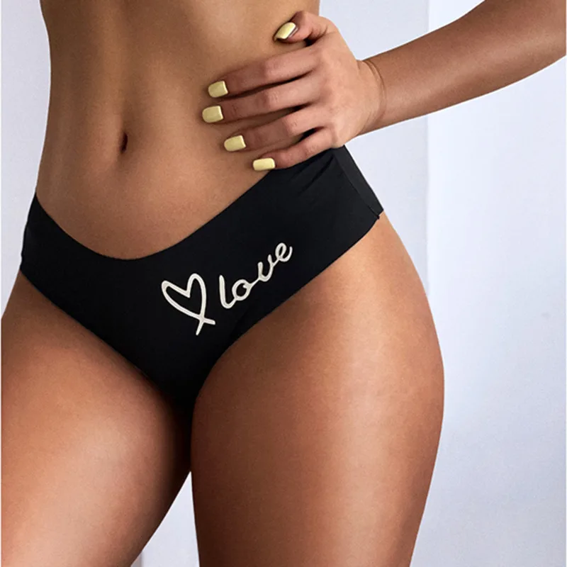 SP &amp CITY сексуальное женское нижнее белье из шелка с надписью Love низкой талией