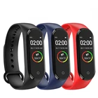 Смарт-часы M4 для мужчин и женщин, спортивный браслет для телефонов на базе IOS и Android, с поддержкой кровяного давления и кислорода, несколько языков, С Пульсометром