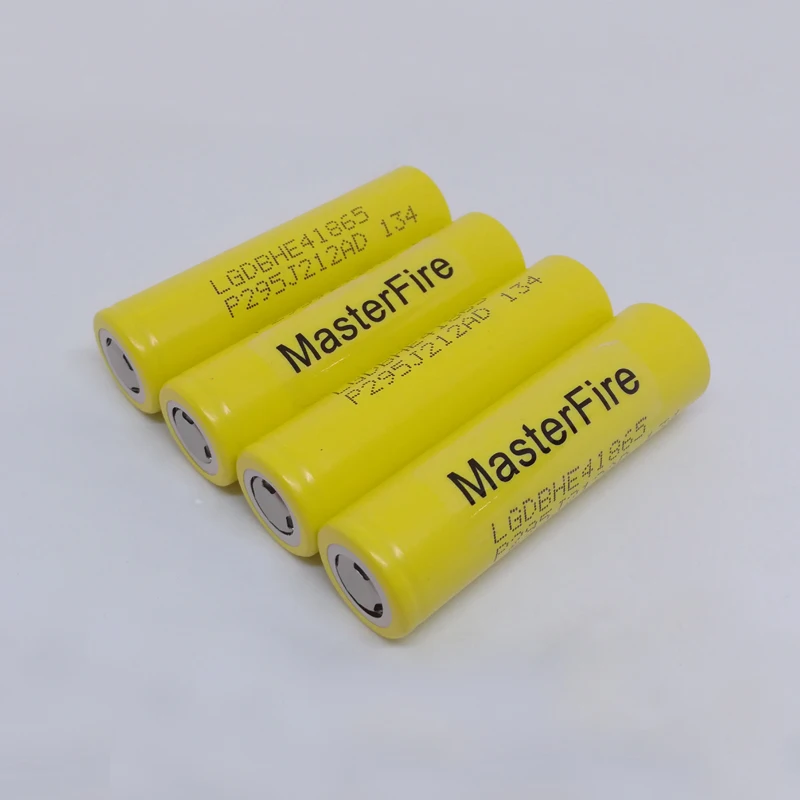 

MasterFire HE4 18650 2500mah 3.7V 35A High Drain Rechargeable Lithium Battery Flashlights Power Tools Li-ion Batteries Cell