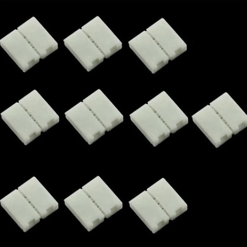 10 шт. 2/4-pin мм 5050 RGB Светодиодная лента Разъем зажим светодиодсветильник световая