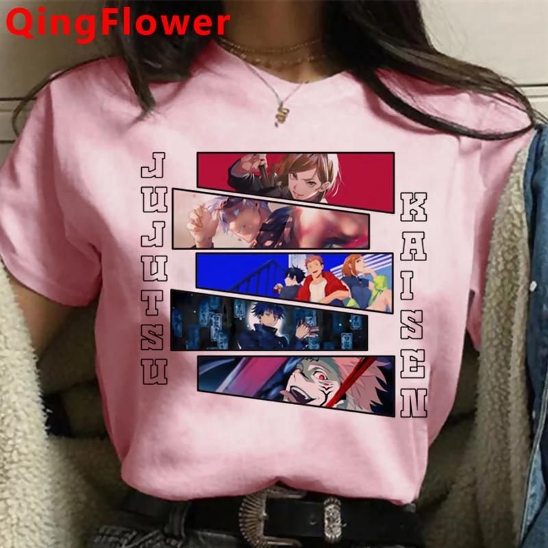 

Jujutsu Kaisen tshirt top tees female harajuku kawaii couple clothes kawaii 2021 harajuku t-shirt top tees harajuku
