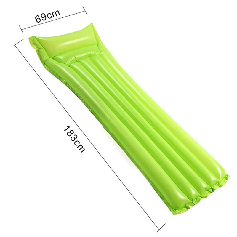 Противоскользящий плавающий ПВХ надувной коврик плот бассейн поплавок Летний