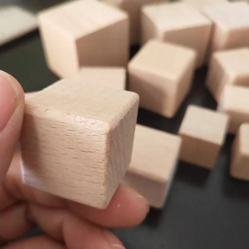 Wooden Cubes Unfinished Blank Square Wood Birch Blocks for Painting and Decorating Puzzle Making Crafting DIY Projects | Дом и сад
