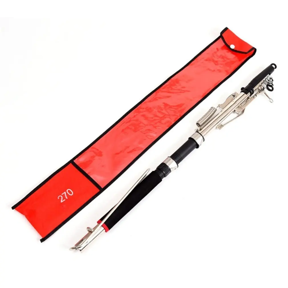 

Top Lightweight Stainless Steel Automatic Fishing Rod Anti-Slip Handle Sea River Lake Fishing Rod Fish Pole With Storage Bag