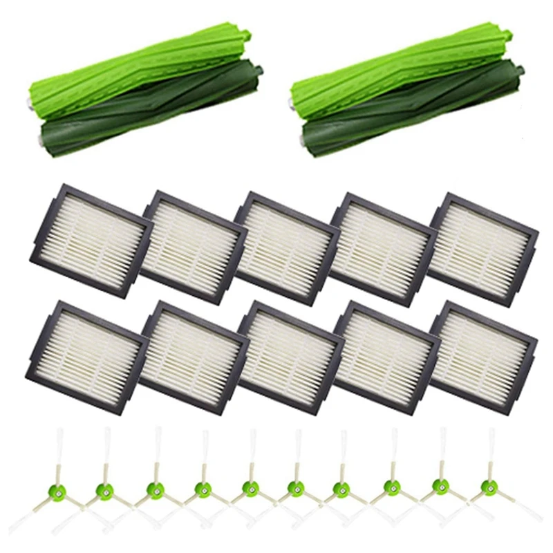 

Hot 24Pcs Replacement Parts Accessories Compatible For Irobot Roomba I7 I3 I4 I6 I8 I8 Plus E5 E6 Series Filter