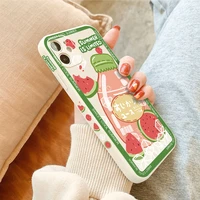 for iphone 7 8 plus case summer watermelon soft cover for iphone 13 11 12 pro max xsmax x xr cute shockproof silicone phone case
