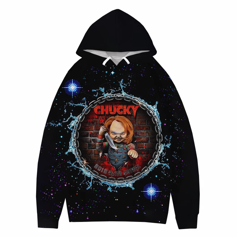 

Толстовка с капюшоном с 3D принтом из фильма «ужасы», уличная одежда в стиле Харадзюку, крутые толстовки, мужские и женские осенние модные пу...