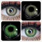 1 пара, контактные линзы для глаз, естественного цвета