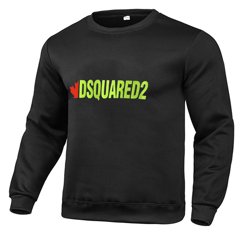 

New DSQUARED2 Men's Women's High Quality Printed Letters hoodies Street Hip Hop Harajuku Men Sweatshirt Pullover