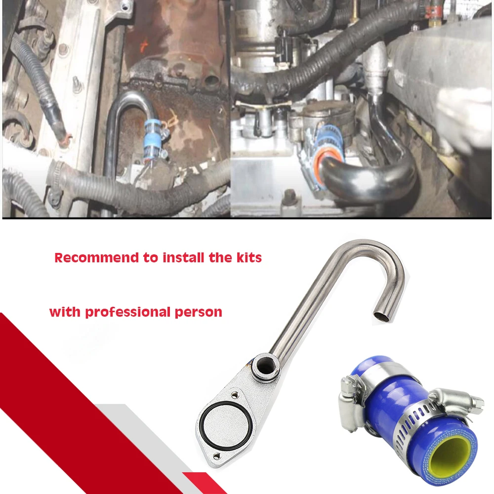ESPEEDER EGR Delete Kit Valve For Ford F250 F350 F450 F550 V8 6.0L Powerstroke Diesel Removal Kits |