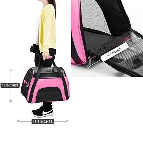 Мягкая переноска для домашних животных собак и кошек Удобная дорожная сумка тоут