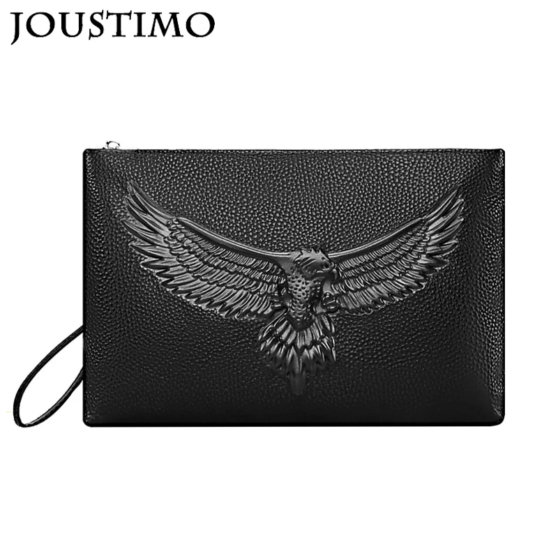 Мужские Сумки Высокое Качество Натуральная Кожа На Молнии Бизнес Eagle Аллигатор