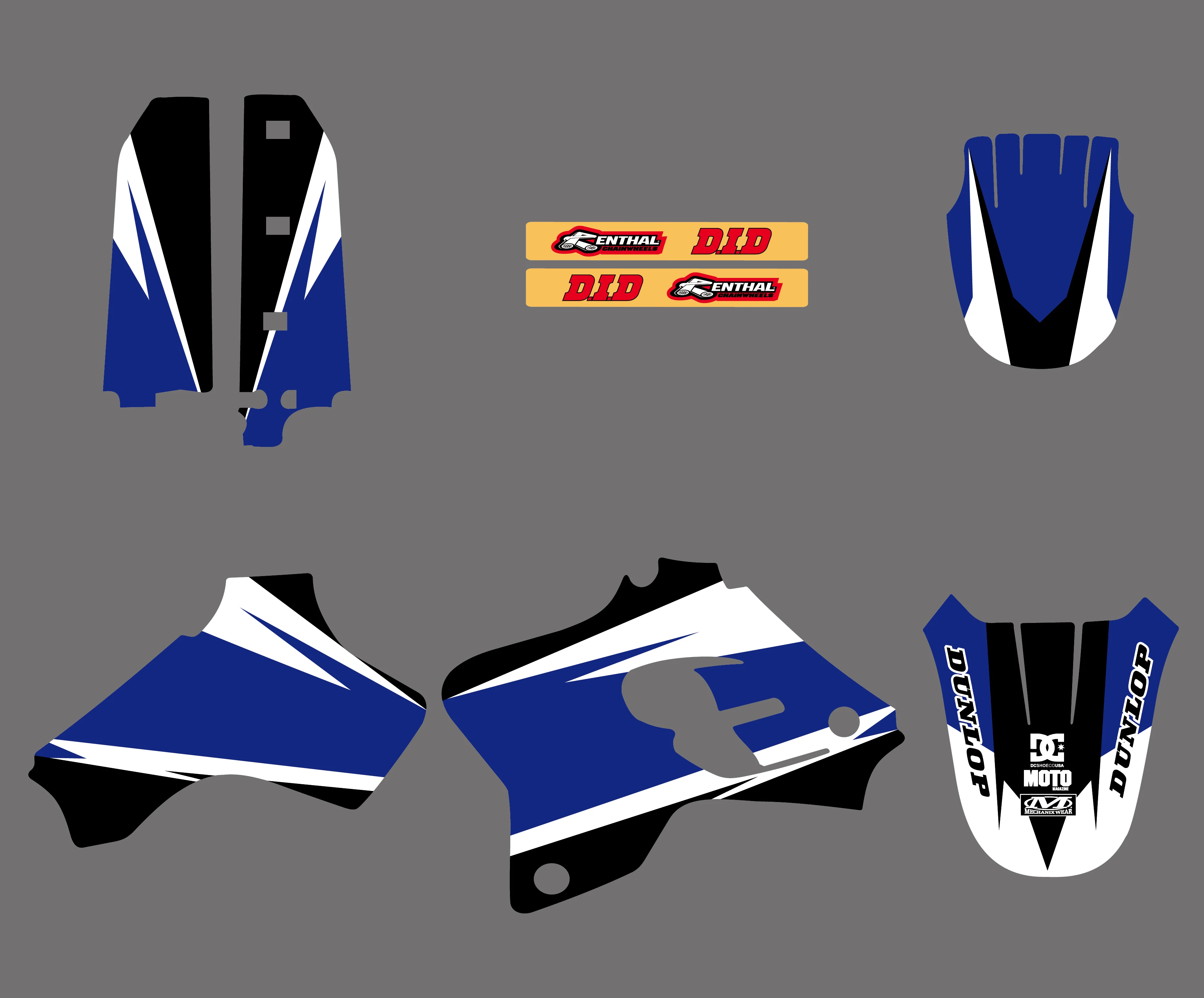 Графические и Фоновые наклейки наборы для Yamaha YZ80 YZ 80 1993 1994 1995 1996 1997 1998 1999 2000 2001 |