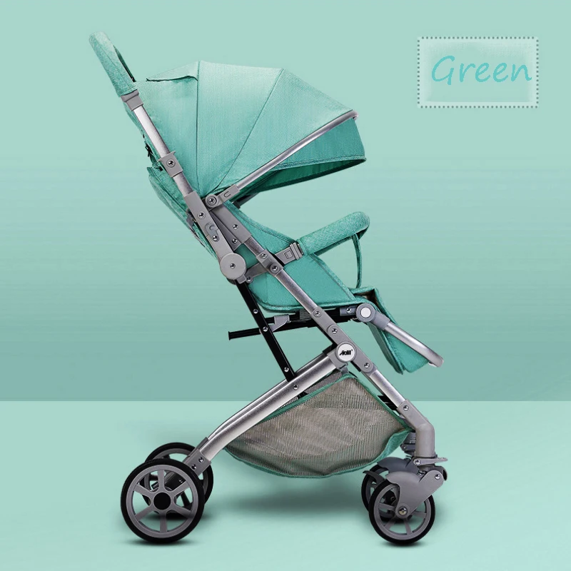 Ультралегкая портативная складная коляска может сидеть на высокой ландшафтной