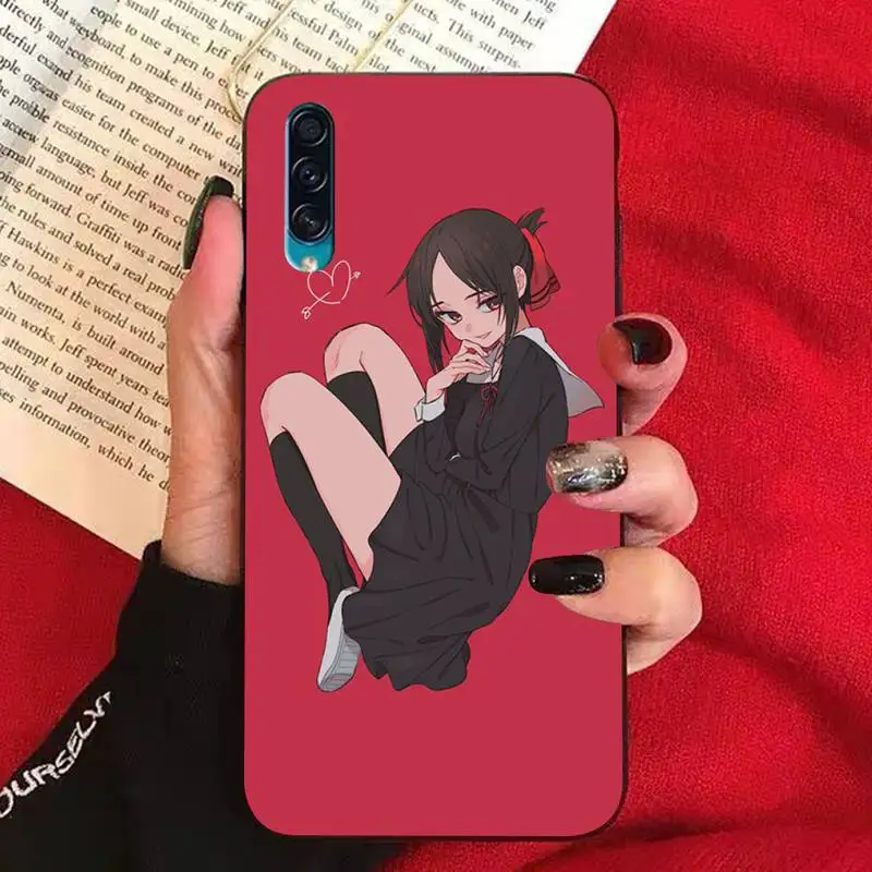 TOPLBPCS kaguya sama love is war черный чехол для сотового телефона Samsung A30s 51 71 10 70 20 40 20s 31 10s A7 A8