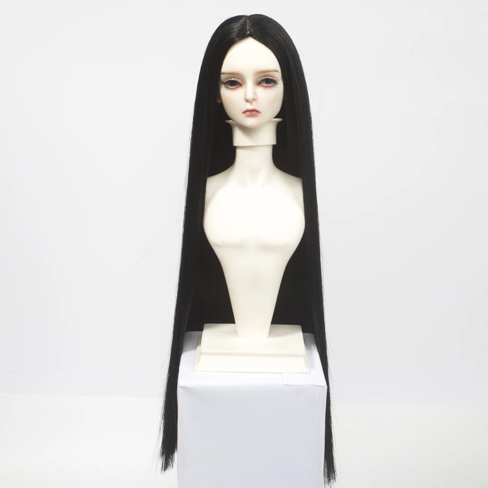 Bybrana 1/3 1/4 1/6 1/8 Bjd парик из высокотемпературного волокна длинные черные золотые