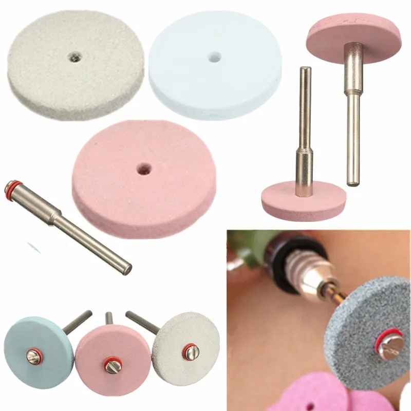 

3mm Shank 22mm 240/320/600 Grit Electric Grinding Wheel Flexible Polishing Wheel Polishing Disc Pad For Electric Grinding Tools