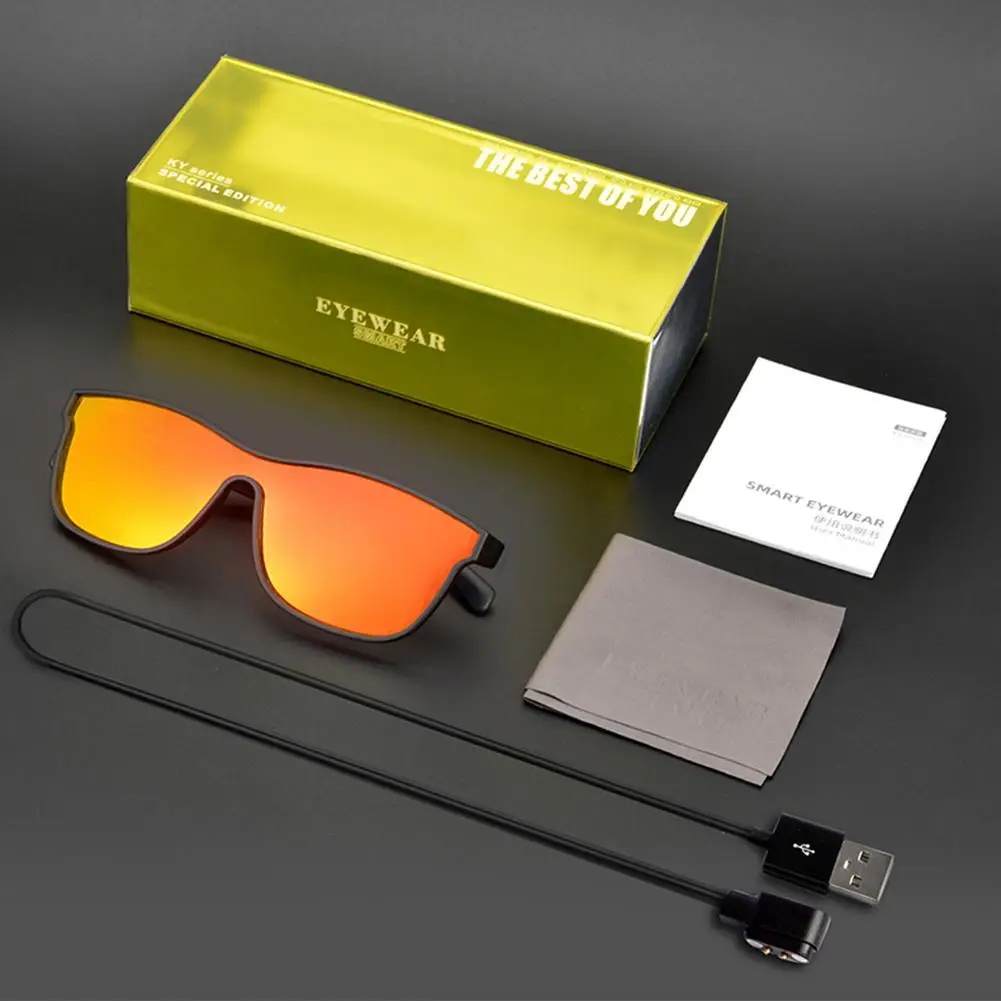 

Smart Sunglasses Wireless Bluetooth-compatible 5.0 Wireless Audio Sunglasses Open Ear Headphone Glasses For Sports Sunglasses