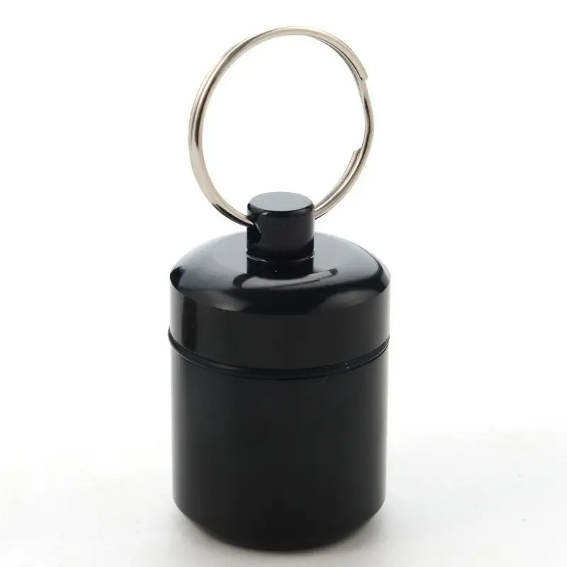 Миниатюрная портативная бутылка для лекарств из алюминиевого сплава