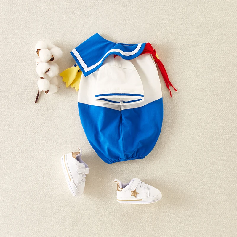 

Fashion Korean Style Tracksuit with Tie for Baby From 0 One-piece Rompers for Baby Shourt Sleeve Clothes Baby Bodysuit Jumpsuit