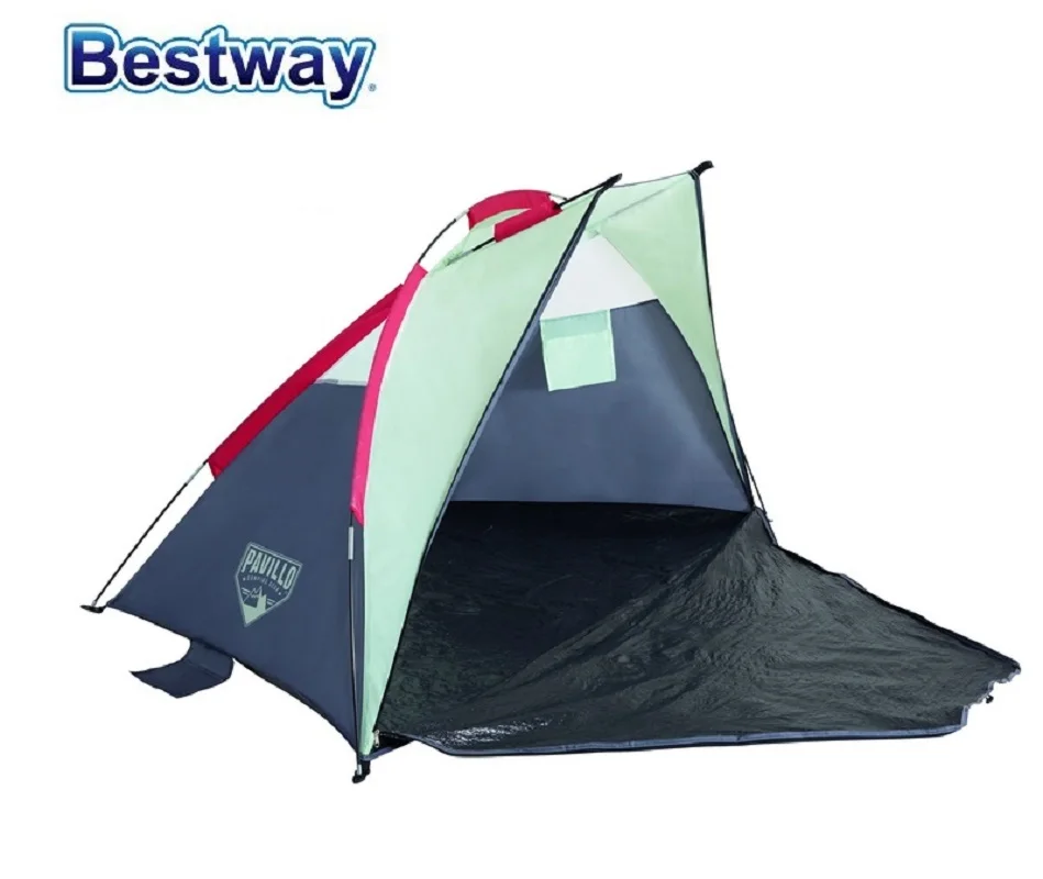 68001 Bestway 2x1x1 м бродить X2 палатка 79x39x39 &quotПляжная для 2 человек с пола карманами