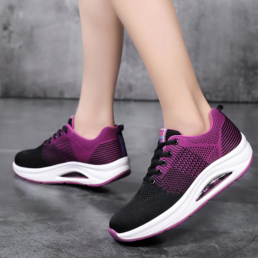 Спортивная обувь женские теннисные кроссовки 2019 модные летающие тканые дышащие