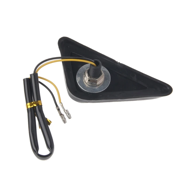 1 пара треугольный заподлицо мотоцикла указатель поворота мигающий индикатор