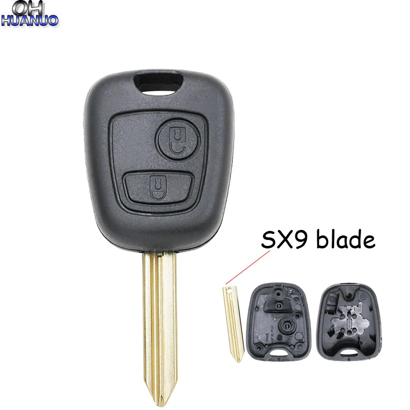 Чехол для дистанционного ключа с 2 кнопками подходит Citroen C1 C2 C3 saxophone/Xsara/Picasso/berlingo