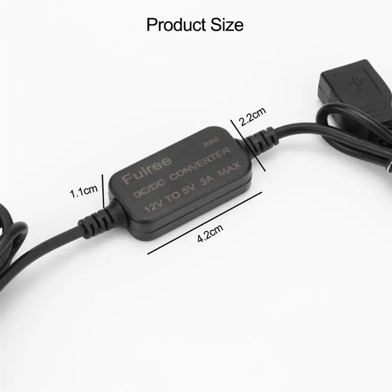 Onever 15 Вт двойной USB-адаптер напряжения 12 В в 5 преобразователь инвертор 3 А