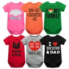 Забавные летние носки для новорожденных; Комбинезон с надписью и с короткими рукавами для маленьких мальчиков и девочек одежда комбинезон для младенца девочек и мальчиков; Сезон осень-зима новинка для новорожденных, ко