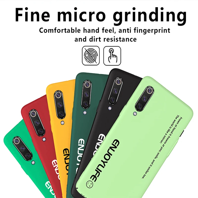 Ultra-thin Matte PC Phone Case For Xiaomi Mi 10 9 8 SE Lite T Pro Redmi Note 7 Shockproof Cover