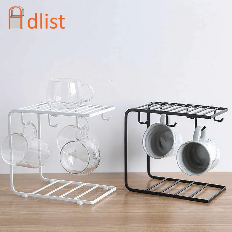 Металлический провод кофе держатель кружки чашки слив стеллаж для хранения